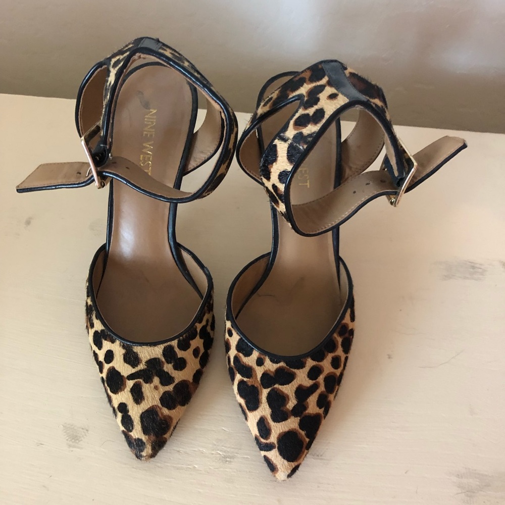 Nine West Cheetah Heels